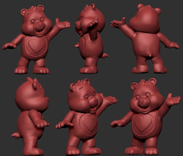Care Bear  3D Print 2691