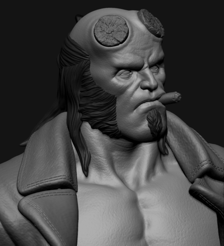 HellBoy - 3D Printable Model 3D Print 269174 HellBoy - 3D Printable Model 3D Print 269174
