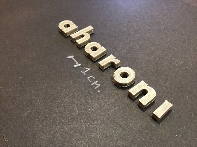 AHARONI Font lowercase 3D letters STL file 3D Print 269242 AHARONI Font lowercase 3D letters STL file 3D Print 269242