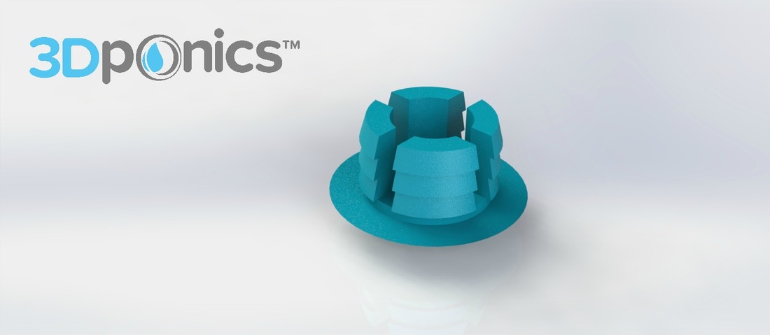 Irrigation Plug - 3Dponics Emitters & Plugs 3D Print 26929