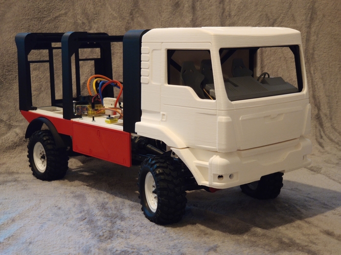 RC Truck MAN 1:12 Dakar 3D Print 269435