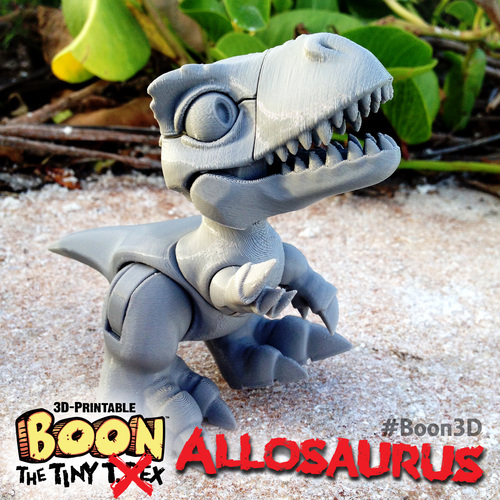 Boon the Tiny T. Rex: Allosaurus UpKit (Arms ONLY) 3DKitbash.com 3D Print 26969