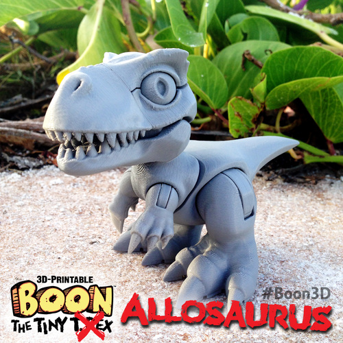 Boon the Tiny T. Rex: Allosaurus UpKit (Arms ONLY) 3DKitbash.com 3D Print 26970