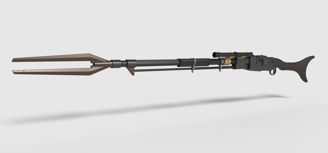 Amban sniper blaster rifle from The Mandalorian 3D Print 269927 Amban sniper blaster rifle from The Mandalorian 3D Print 269927