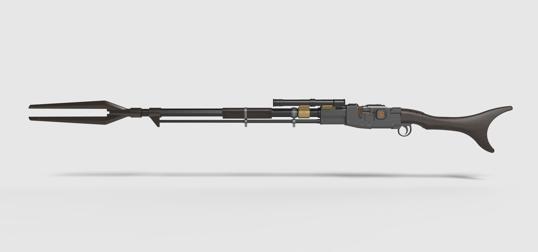 Amban sniper blaster rifle from The Mandalorian 3D Print 269933 Amban sniper blaster rifle from The Mandalorian 3D Print 269933