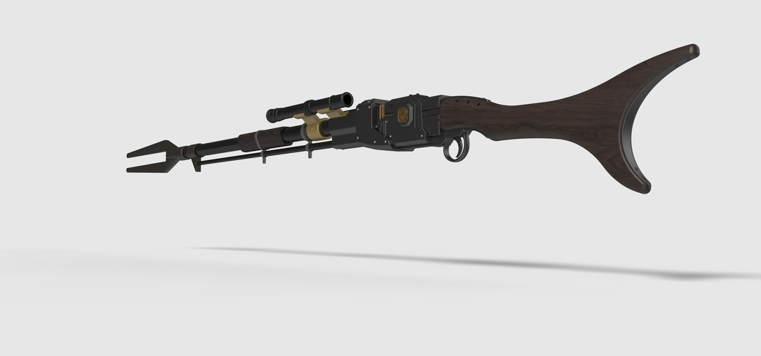Amban sniper blaster rifle from The Mandalorian 3D Print 269939 Amban sniper blaster rifle from The Mandalorian 3D Print 269939