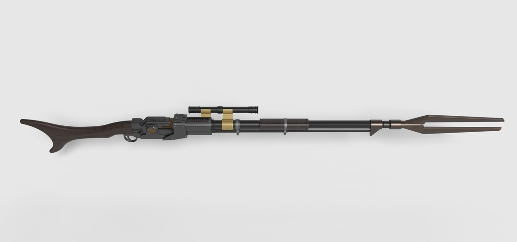 Amban sniper blaster rifle from The Mandalorian 3D Print 269944 Amban sniper blaster rifle from The Mandalorian 3D Print 269944