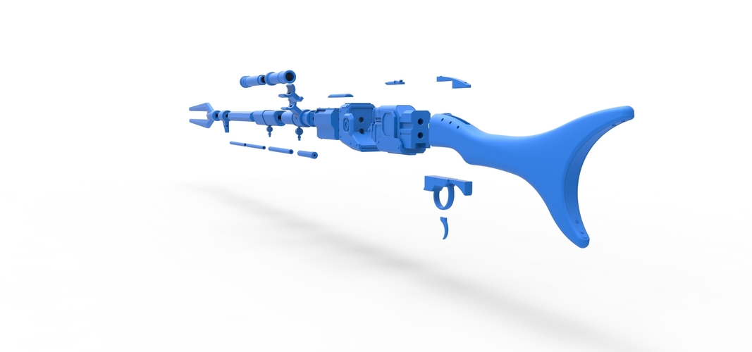 Amban sniper blaster rifle from The Mandalorian 3D Print 269950 Amban sniper blaster rifle from The Mandalorian 3D Print 269950