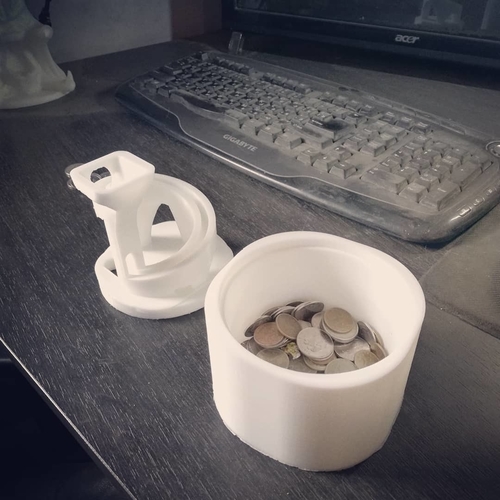 Piggy bank 3D Print 270532 Piggy bank 3D Print 270532