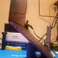 Macbook and Laptop Stand - No supports! Additional storage! - Thumbnail 1