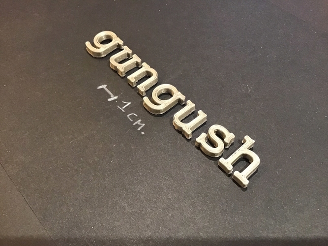 GUNGUSH Font lowercase 3D letters STL file 3D Print 270629 GUNGUSH Font lowercase 3D letters STL file 3D Print 270629