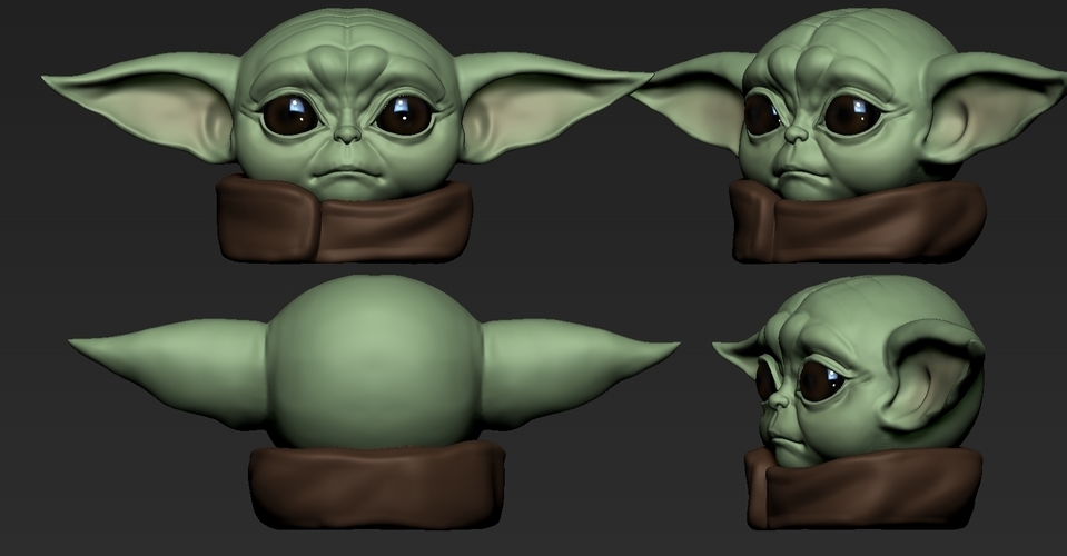 Yoda baby 3D Print 270655 Yoda baby 3D Print 270655