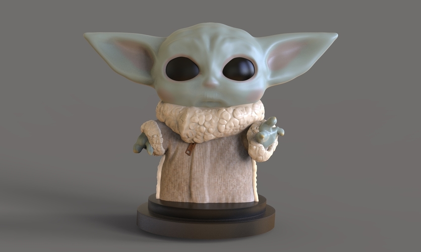 Baby Yoda 3D Print 270859 Baby Yoda 3D Print 270859