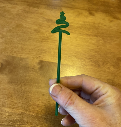 Holiday Party Cocktail Stirrers - Swizzle Sticks 3D Print 270867