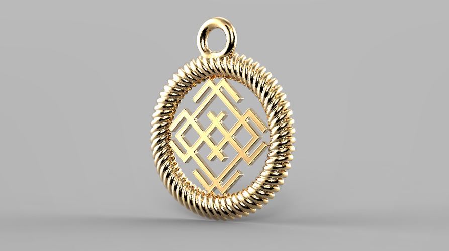 RUNIC PENDANT 16 3D Print 271056 RUNIC PENDANT 16 3D Print 271056