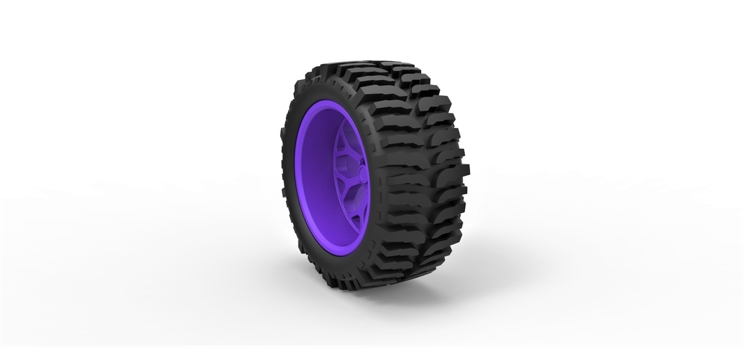 Diecast offroad wheel for lifted trucks 3D Print 271267