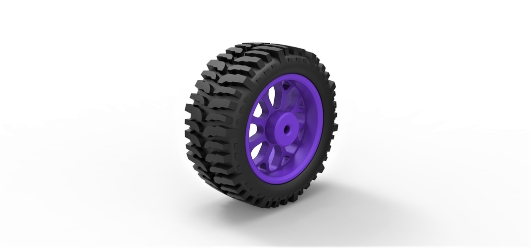 Diecast offroad wheel for lifted trucks 3D Print 271269