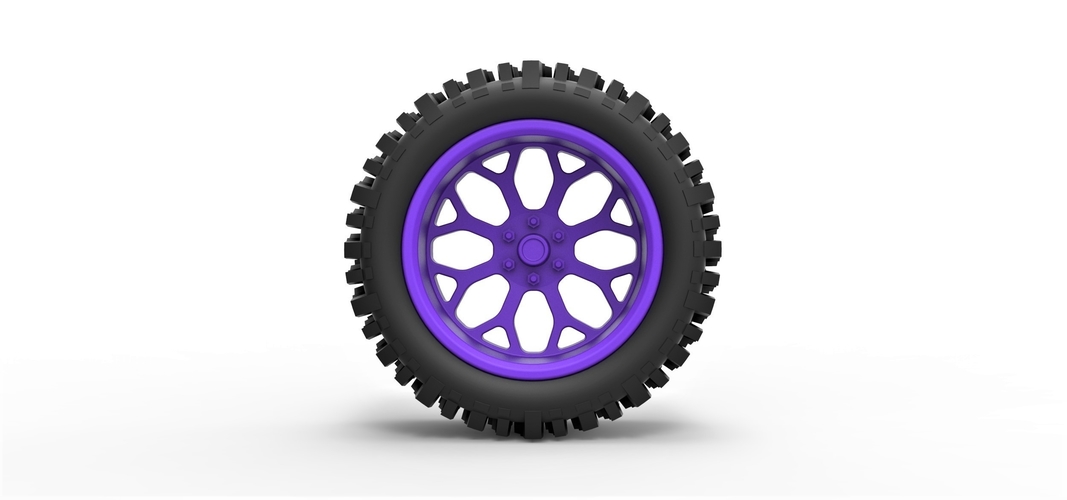 Diecast offroad wheel for lifted trucks 3D Print 271270