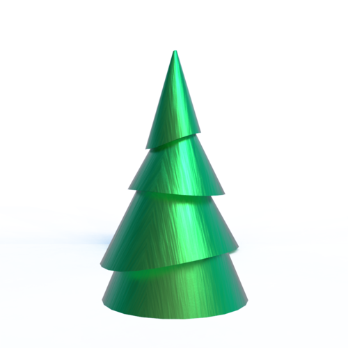 Christmas Trees (LowPoly) (3 files) 3D Print 271283