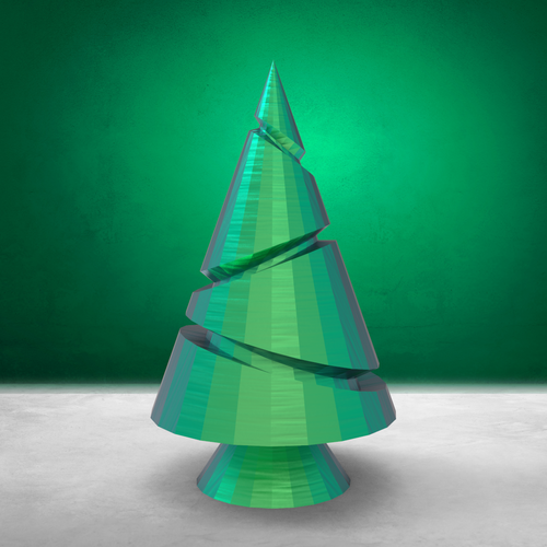 Christmas Trees (LowPoly) (3 files) 3D Print 271285