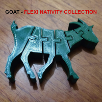 Small Flexi Goat - Nativity Collection - Cabra  3D Printing 271484
