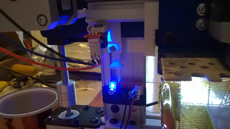 Ordbot Hadron Optical Endstop Mounts and Flags 3D Print 27152