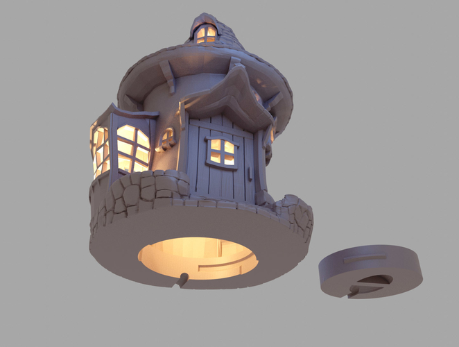 HOUSE LAMP 3D Print 272216 HOUSE LAMP 3D Print 272216