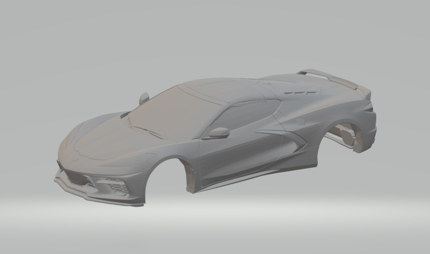 chevrolet corvette c8 2020 3D Print 272274 chevrolet corvette c8 2020 3D Print 272274