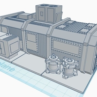 Small 28mm Cargo Container Home 3D Printing 272301