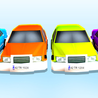 Low Poly City Car - Thumbnail 1