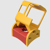 Small PhantomX - Adjustable GoPro 3-7 top mount. 3D Printing 272539