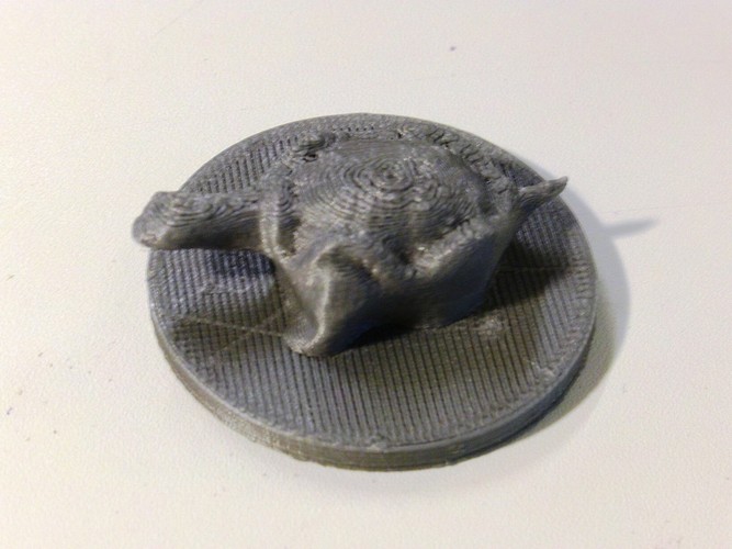 My 123D Catch Turtle Try 3D Print 27261