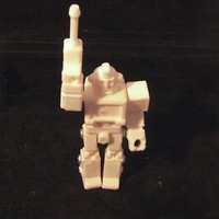Small Ironhide Action Master Style Figure 3D Printing 27278