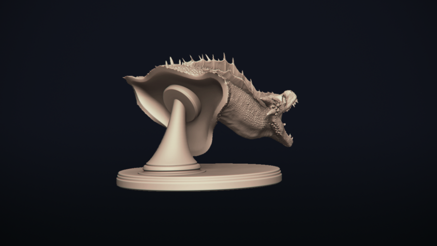 Drogon - Dragon Bust - Game of Thrones 3D Print 273288