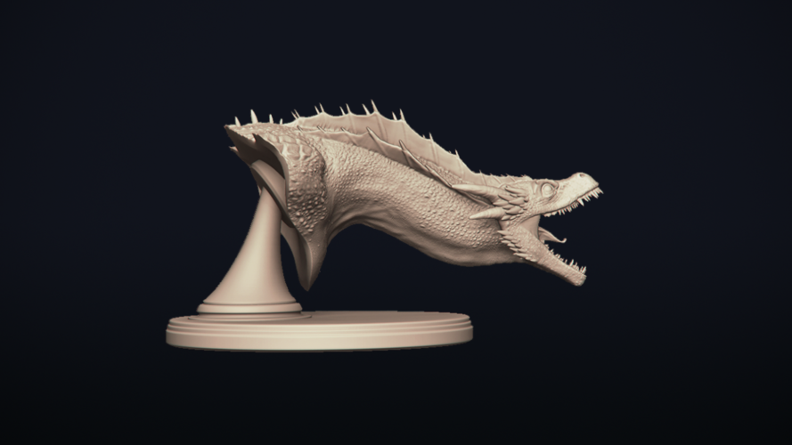 Drogon - Dragon Bust - Game of Thrones 3D Print 273289
