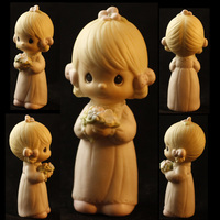 Small Adorable Lil Girl with Flowers 3D Printing 27333