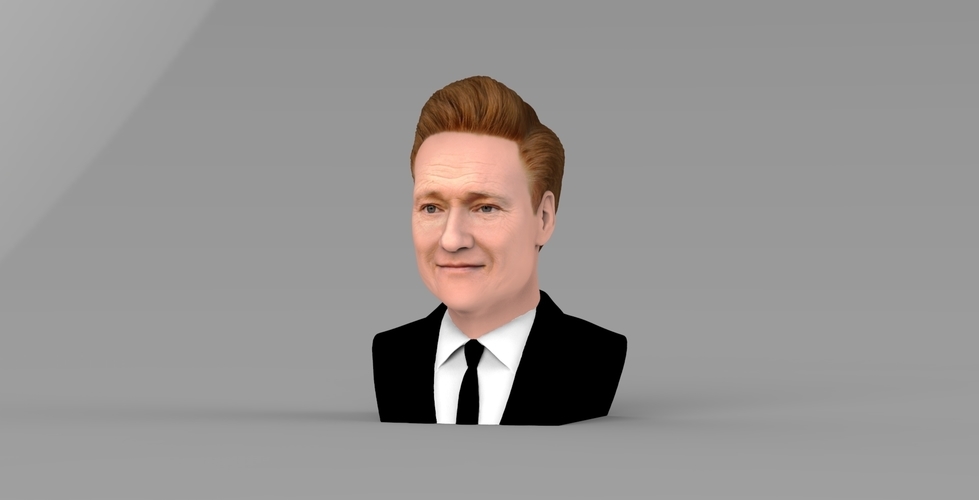 Conan OBrien bust ready for full color 3D printing 3D Print 273760