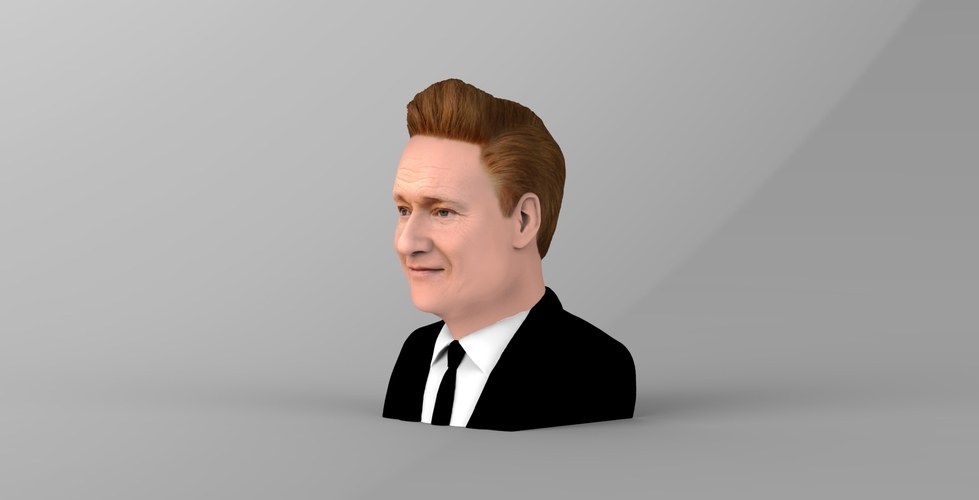 Conan OBrien bust ready for full color 3D printing 3D Print 273761
