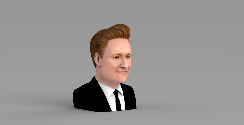 Conan OBrien bust ready for full color 3D printing 3D Print 273763