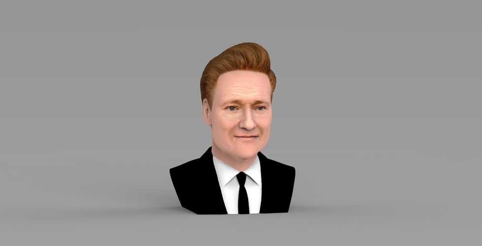 Conan OBrien bust ready for full color 3D printing 3D Print 273764