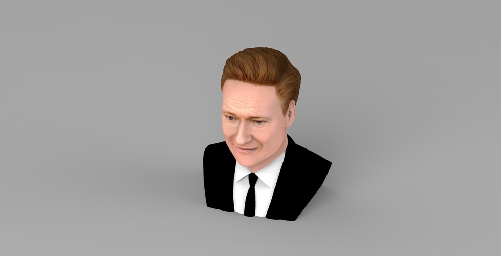 Conan OBrien bust ready for full color 3D printing 3D Print 273765