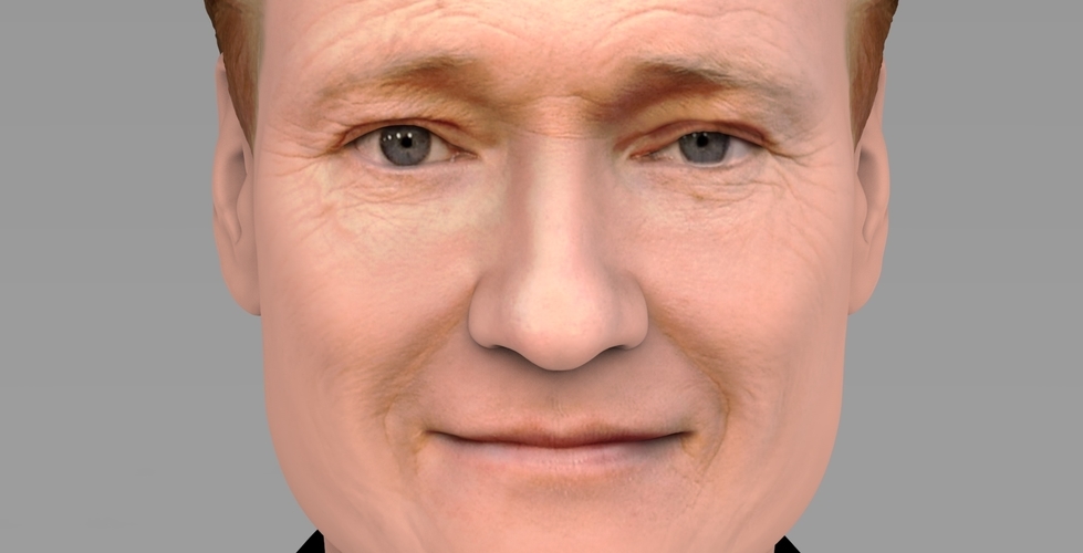Conan OBrien bust ready for full color 3D printing 3D Print 273766