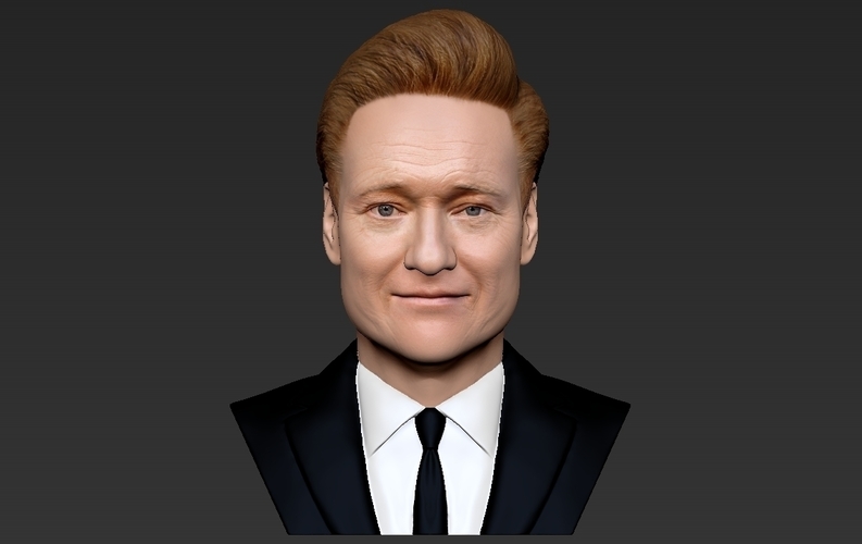 Conan OBrien bust ready for full color 3D printing 3D Print 273767