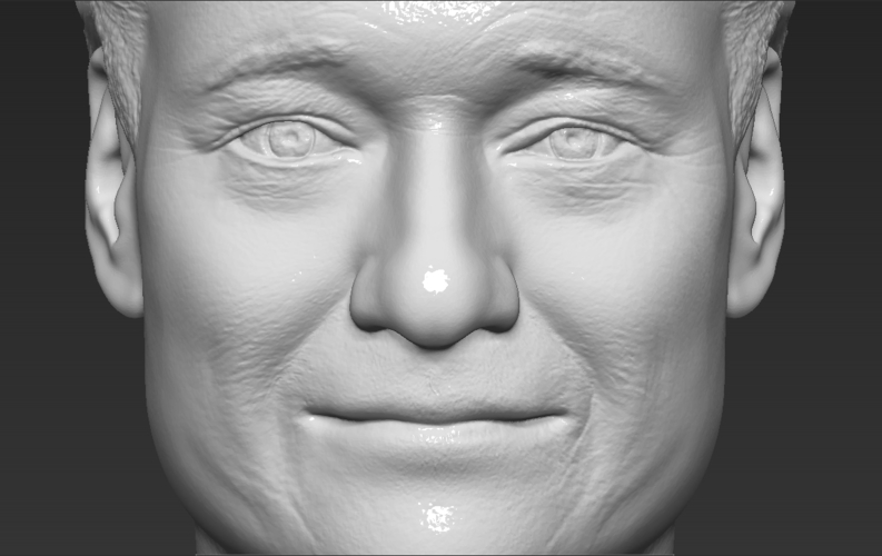 Conan OBrien bust ready for full color 3D printing 3D Print 273778