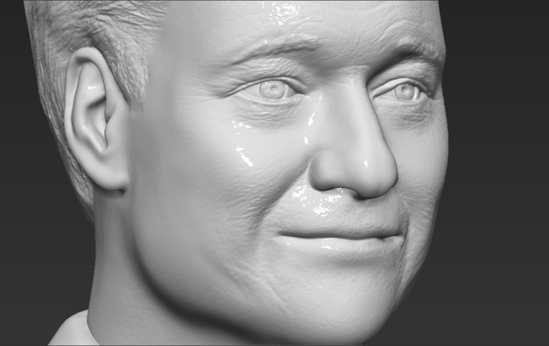 Conan OBrien bust ready for full color 3D printing 3D Print 273779