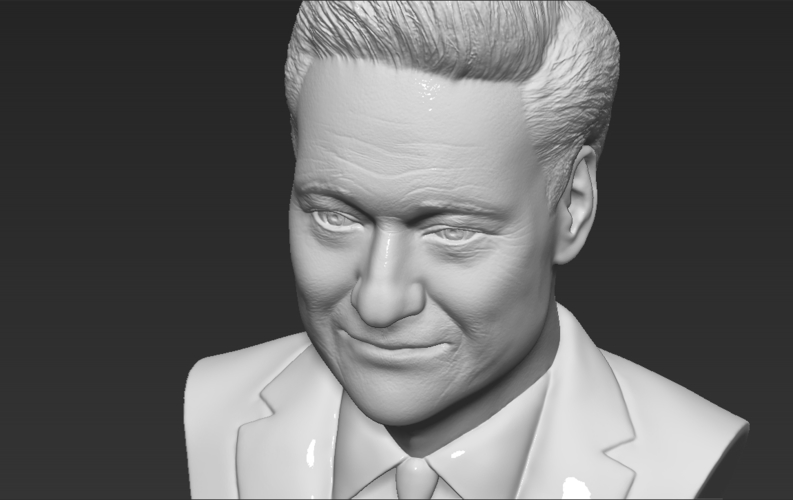 Conan OBrien bust ready for full color 3D printing 3D Print 273780