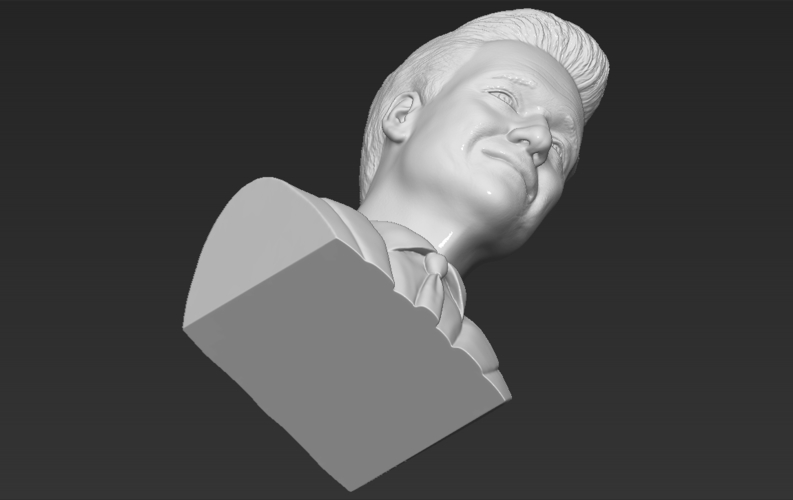 Conan OBrien bust ready for full color 3D printing 3D Print 273781