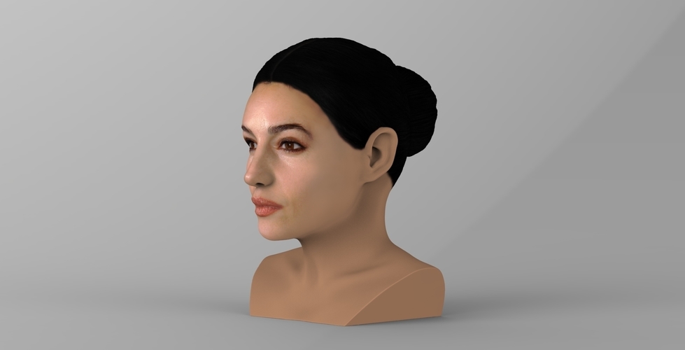 Monica Bellucci bust ready for full color 3D printing 3D Print 273816