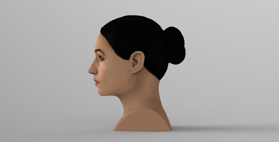 Monica Bellucci bust ready for full color 3D printing 3D Print 273817
