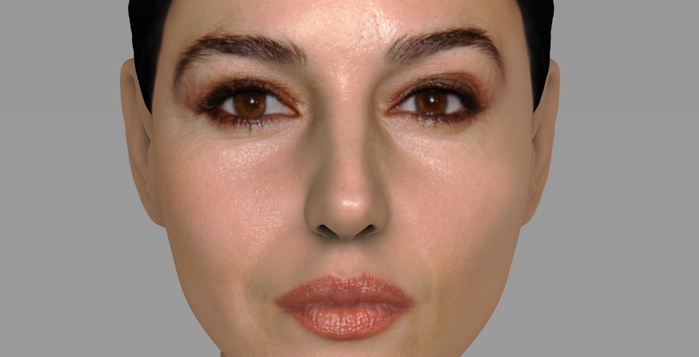 Monica Bellucci bust ready for full color 3D printing 3D Print 273820